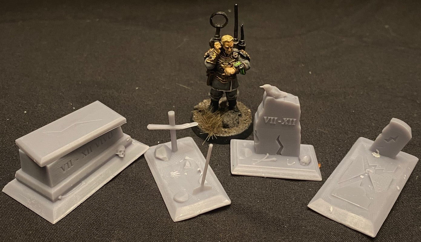 MTW 3D Printed Graveyard Packs