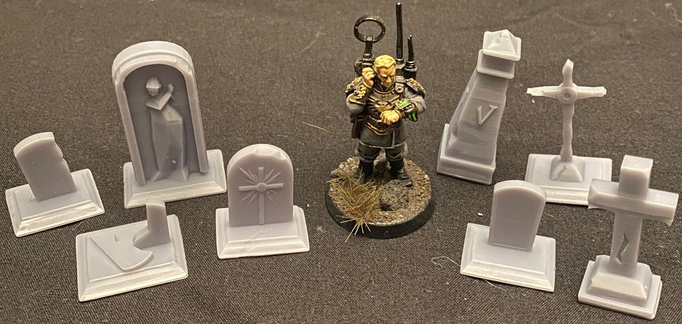 MTW 3D Printed Graveyard Packs