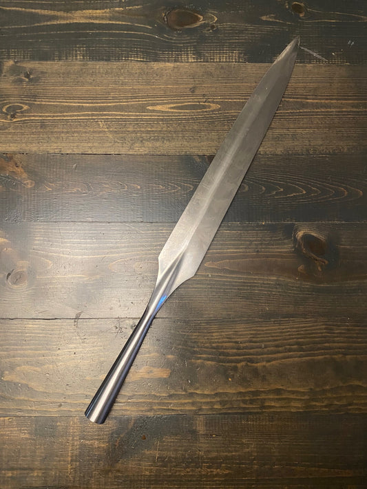 Medieval Renaissance Long Bladed Hewing Spearhead